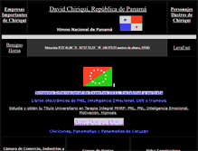 Tablet Screenshot of davidchiriqui.com